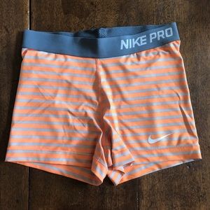 Nike pro compression shorts